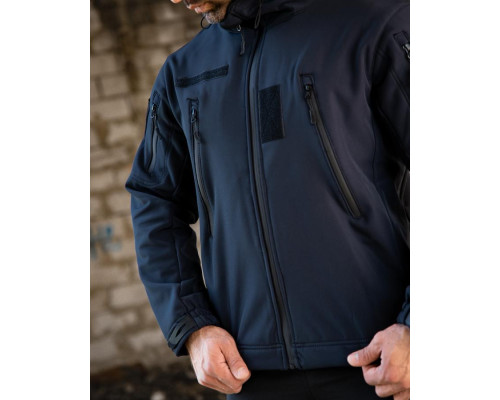 Тактична куртка Softshell MASAD синя