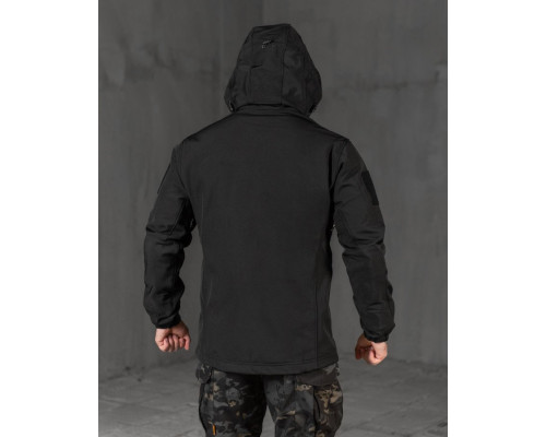 Тактична куртка софтшел Kord second generation black ВТ7804