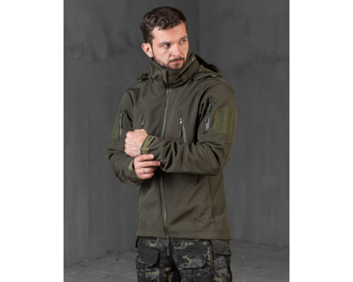 Тактична куртка софтшел Kord second generation oliva ВТ4675