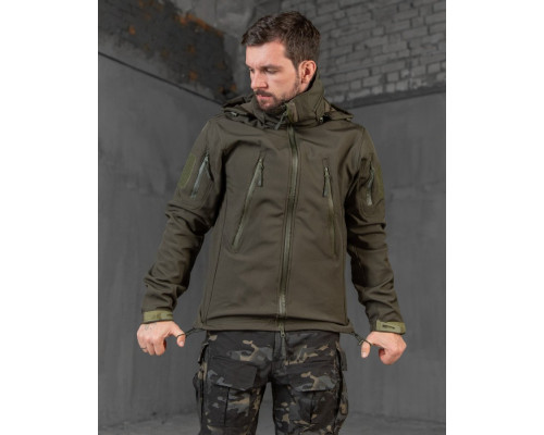Тактична куртка софтшел Kord second generation oliva ВТ4675