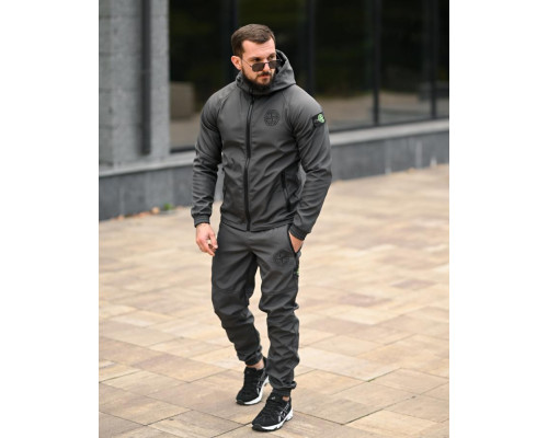 Зимовий костюм Stone island grot grey 4  ВТ68057