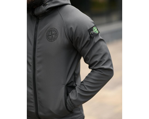 Зимовий костюм Stone island grot grey 4  ВТ68057