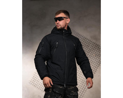 Зимова тактична куртка ASAULT black ВТ4723