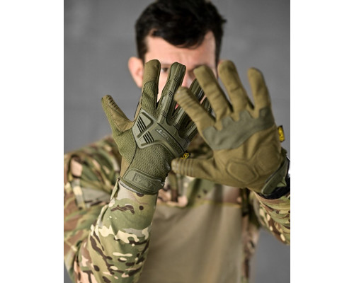 Рукавички M pact олива ВТ 2544