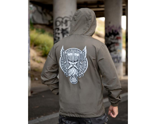 Вітровка в стилі мілітарі BORN OF WAR Odin oliva ВТ5625