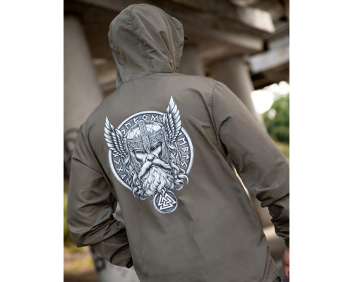 Вітровка в стилі мілітарі BORN OF WAR Odin oliva ВТ5625