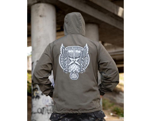 Вітровка в стилі мілітарі BORN OF WAR Odin oliva ВТ5625