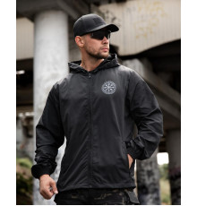 Military-style windbreaker BORN OF WAR Voron black ВТ5631