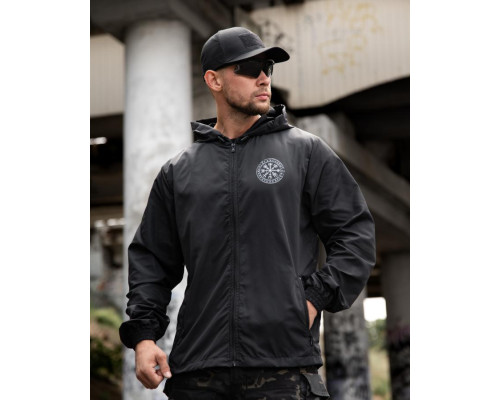 Military-style windbreaker BORN OF WAR Voron black ВТ5631