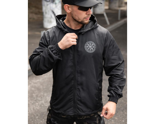 Military-style windbreaker BORN OF WAR Voron black ВТ5631