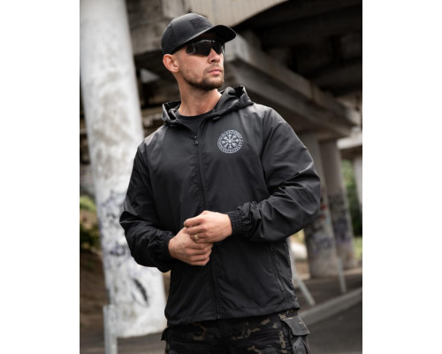 Military-style windbreaker BORN OF WAR Voron black ВТ5631