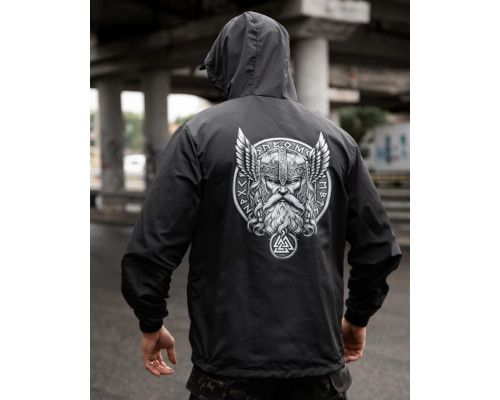 Вітровка в стилі мілітарі BORN OF WAR Odin black ВТ5636
