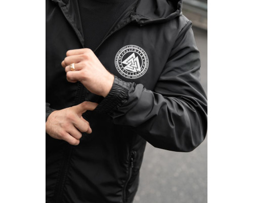 Вітровка в стилі мілітарі BORN OF WAR Odin black ВТ5636