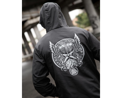 Вітровка в стилі мілітарі BORN OF WAR Odin black ВТ5636
