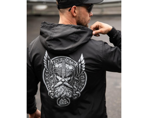 Вітровка в стилі мілітарі BORN OF WAR Odin black ВТ5636