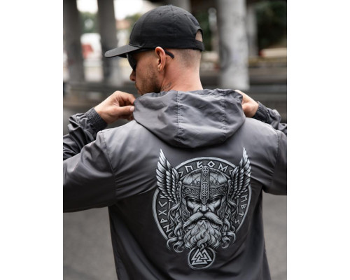 Вітровка в стилі мілітарі BORN OF WAR Odin grey ВТ5637