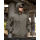 Military-style windbreaker BORN OF WAR Death will wait oliva VT5627