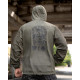 Military-style windbreaker BORN OF WAR Death will wait oliva VT5627