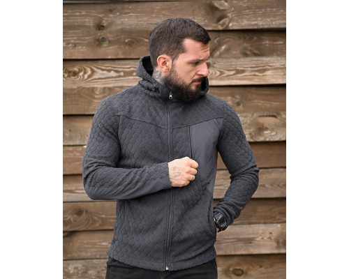 Тактичний флісовий светр KM URBAN grey ПП8056