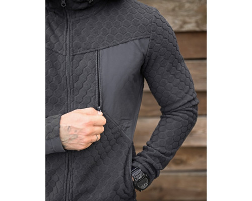 Тактичний флісовий светр KM URBAN grey ПП8056