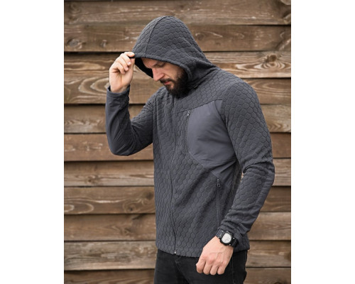 Тактичний флісовий светр KM URBAN grey ПП8056