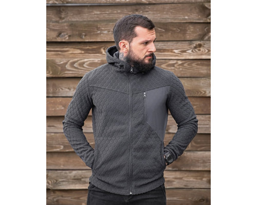 Тактичний флісовий светр KM URBAN grey ПП8056