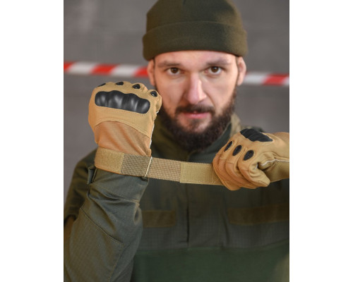 рукавички тактичні кайот TACT