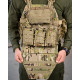 Плитоноска 4 швидких скидання з наплечником Cordura мультикам ПП7890