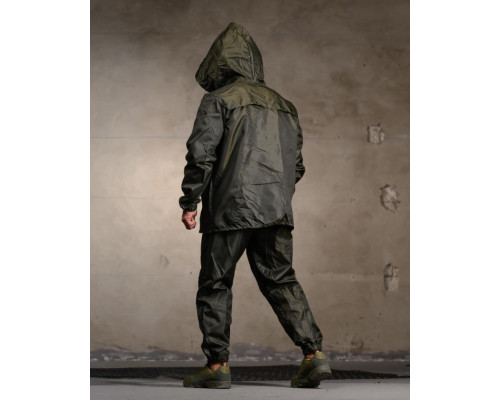 Raincoat suit olive VT4740