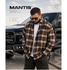 Рубашка оверсайз MANTIS® WORKMAN SHIRT- Chestnut Plaid ВТ4716