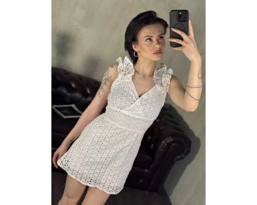 жіноча сукня bon bon white К1/1 7-3!