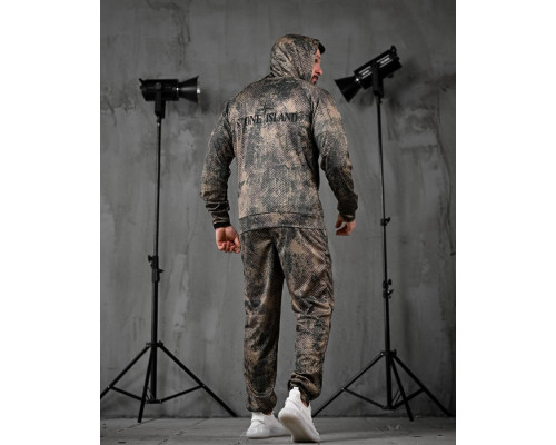 Стрічковий спортивний костюм Stone island x New balance ЛН2681