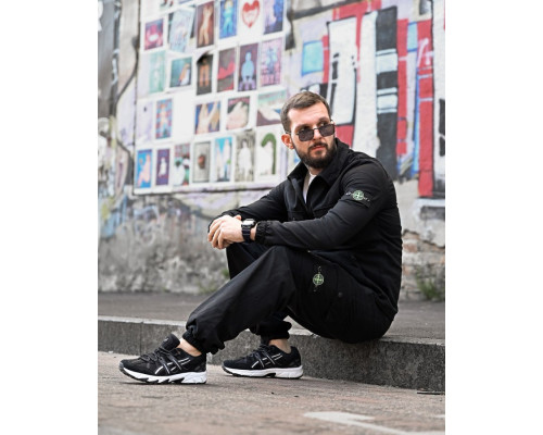 Костюм Stone island black РА5072