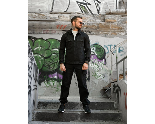 Костюм Stone island black РА5072