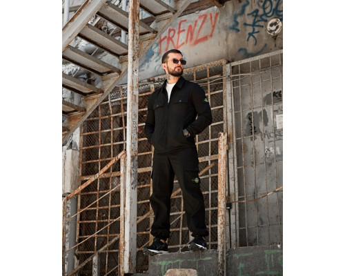 Костюм Stone island black РА5072