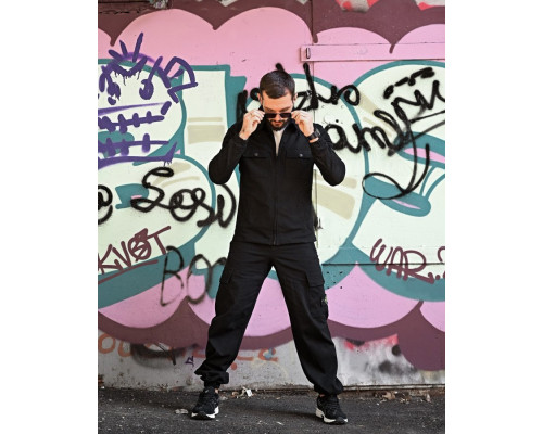 Костюм Stone island black РА5072