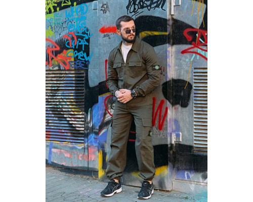 Костюм Stone island haki РА5073