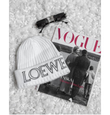 Шапка Loewe white ВТ8001