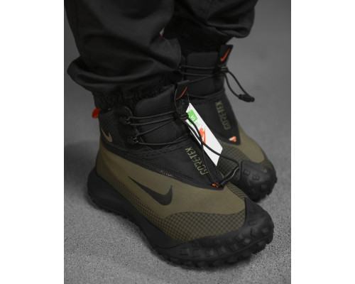 Зимові чоловічі термо кросівки Goretex хакі ВТ4754