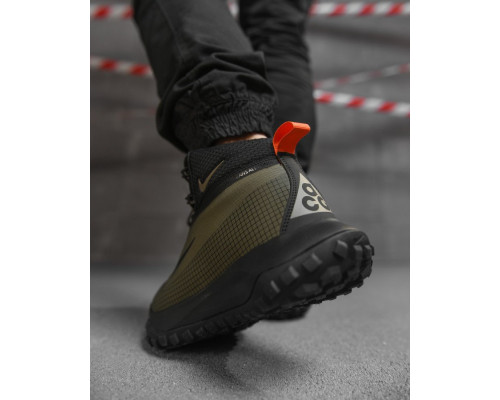 Зимові чоловічі термо кросівки Goretex хакі ВТ4754