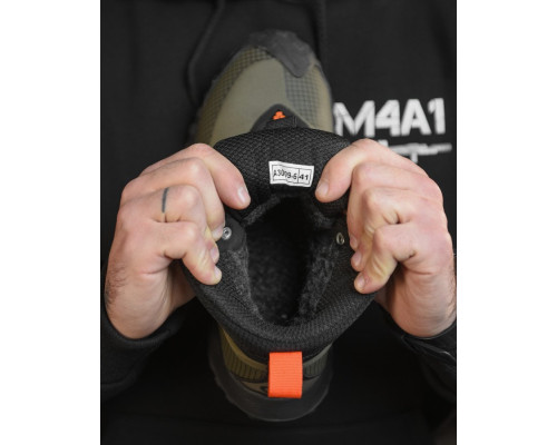 Зимові чоловічі термо кросівки Goretex хакі ВТ4754
