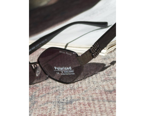 жіночі Окуляри MIU silver black lins 4 ДЛ7247