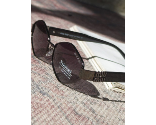 жіночі Окуляри MIU silver black lins 4 ДЛ7247