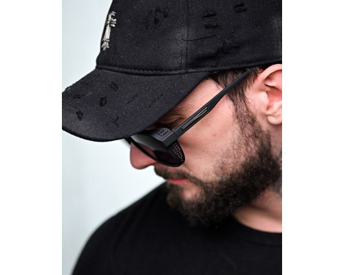 чоловічі сонцезахисні окуляри black mat ДЛ7363