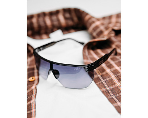 Чоловічі сонцезахисні окуляри Gucci black 4 ДЛ7379