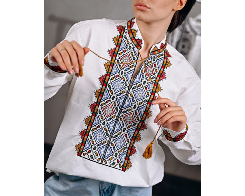 Жіноча Рубашка вишиванка color ПП7440