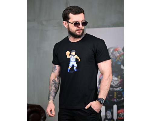 Футболка Pixel black ПП7520