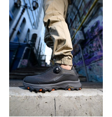 Термо Кросівки з автошнурівкою WindProof black ПП7896