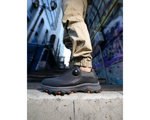 Термо Кросівки з автошнурівкою WindProof black ПП7896