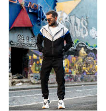 Чоловічий спортивний костюм FRUKT grey/black PP7926